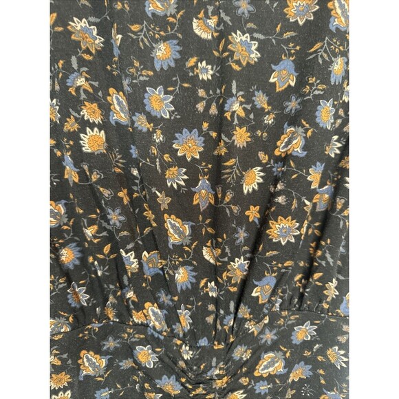 Evereve Women’s Lorelei Ruched Smocked Knit FLORAL Dress Sz S - Picture 6 of 10
